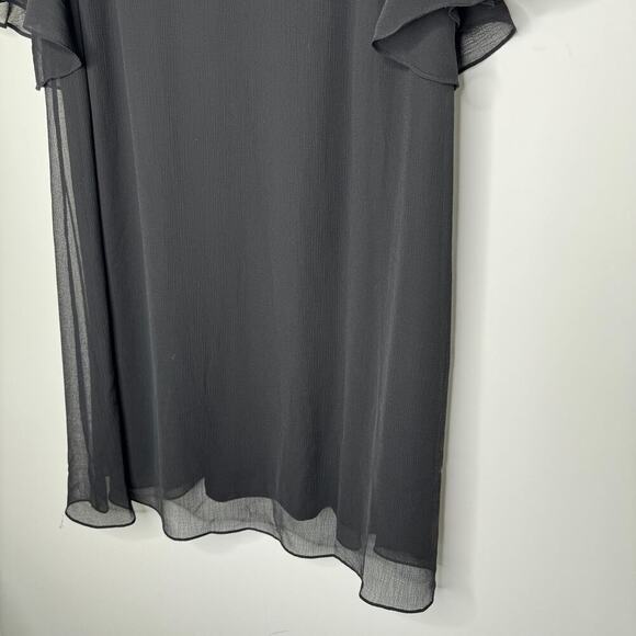 Calvin Klein Tiered Sleeved V-Neck Chiffon Shift Dress 20W - Picture 6 of 7